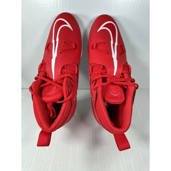 Nike Alpha Menace Pro 3 Football Cleats University Red Mens Size 12 CT6649-616